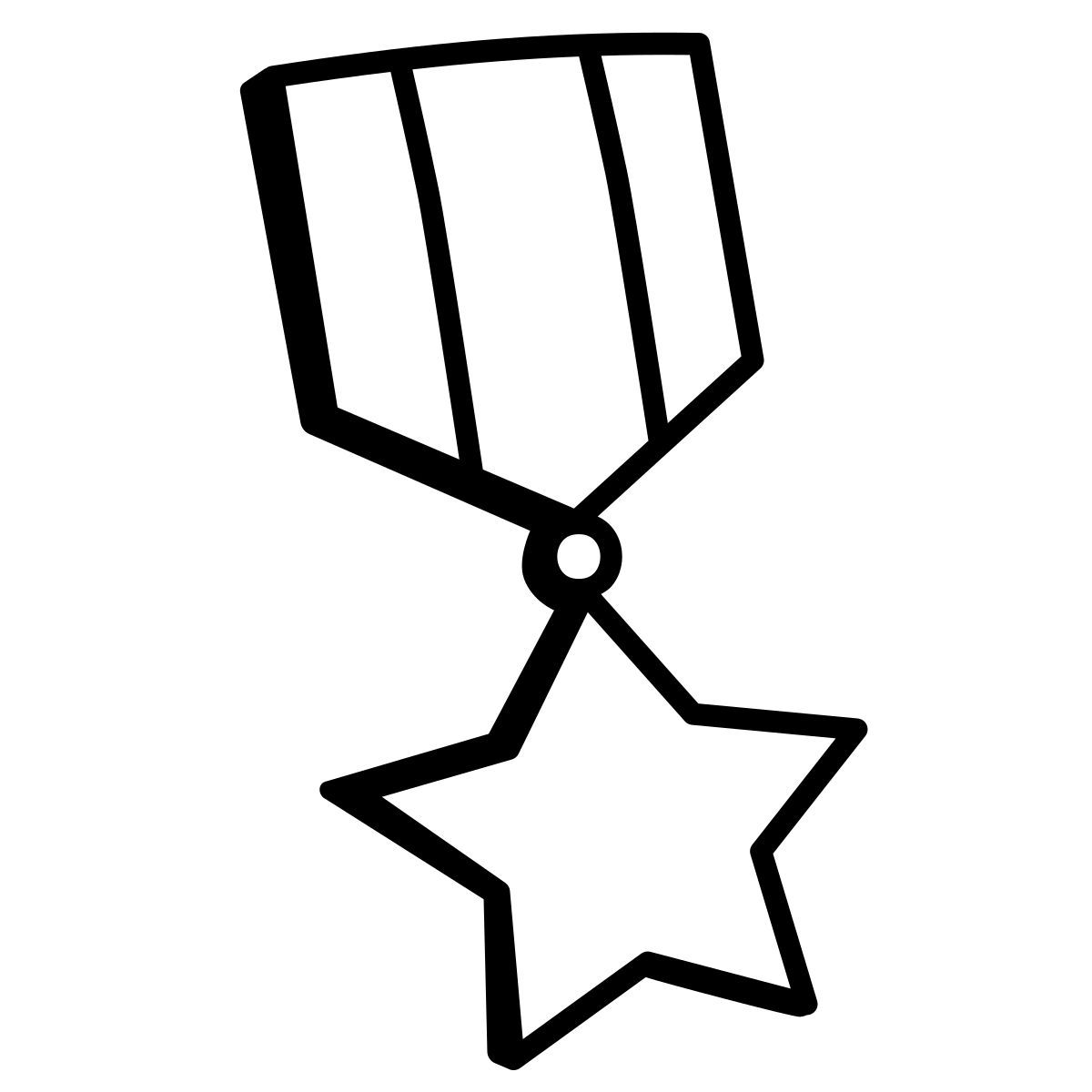 comic style medalla icon