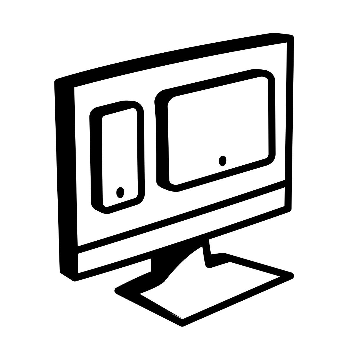 comic style responsive icon