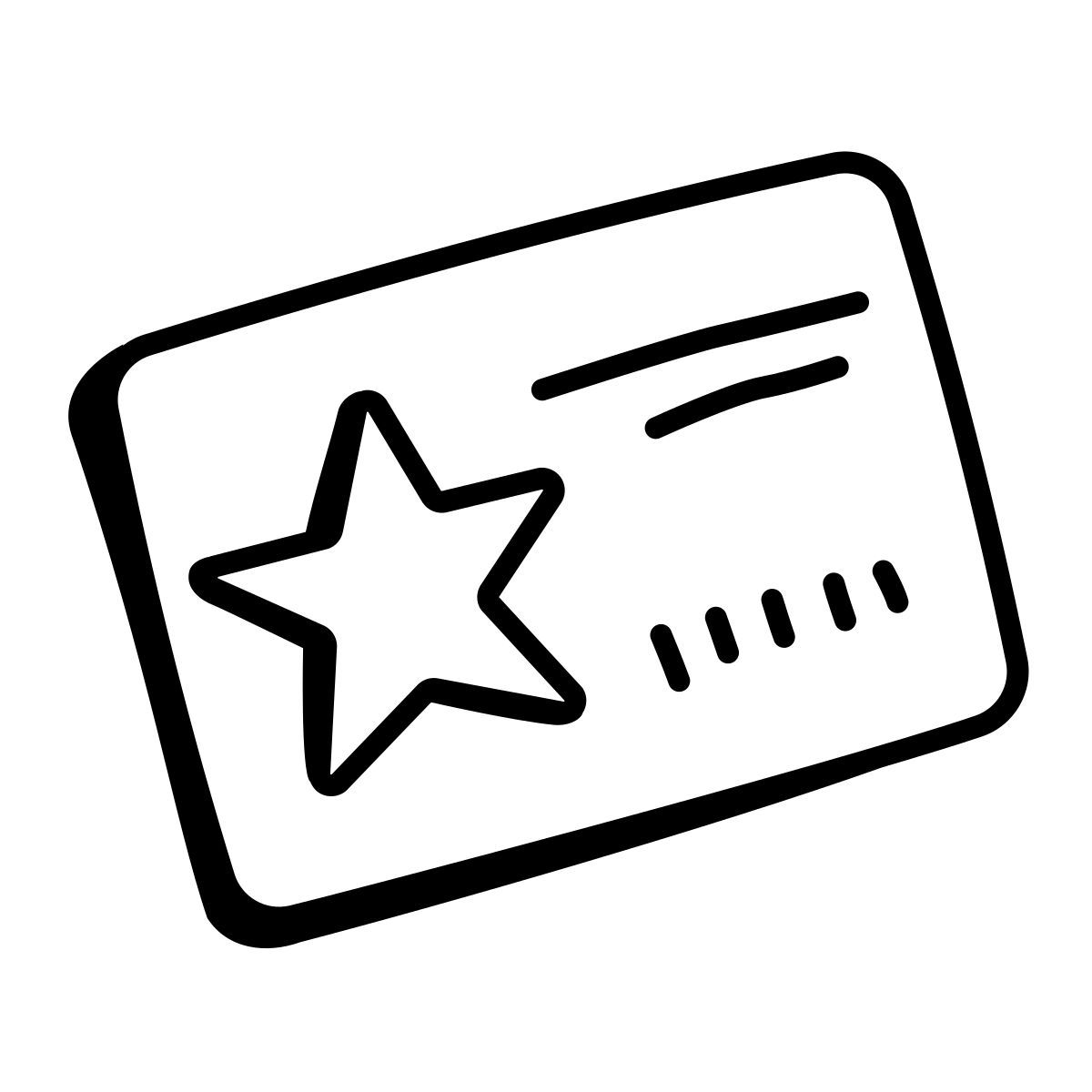 comic style tarjeta de membresia icon