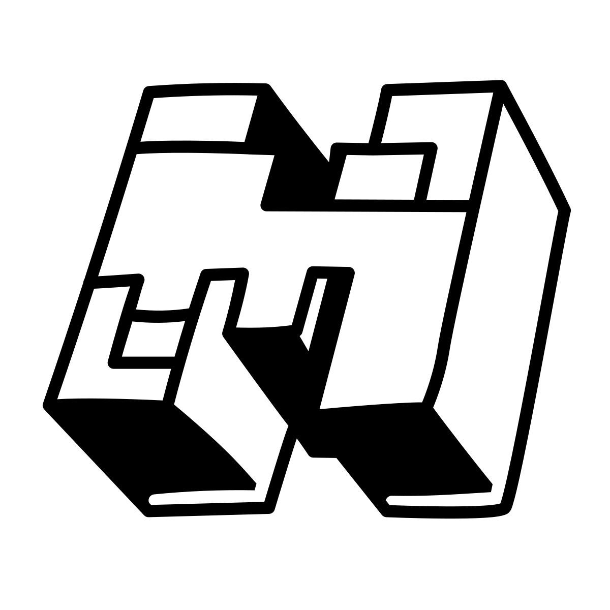 comic style logotipo de minecraft icon