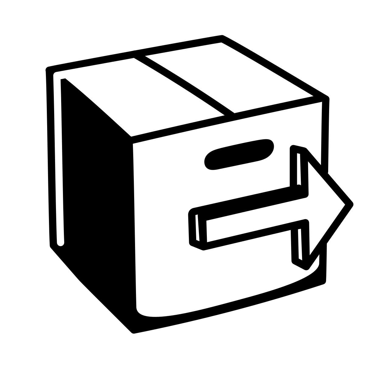 comic style move stock icon
