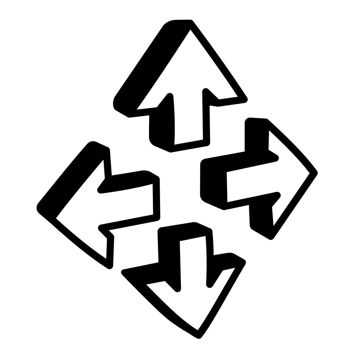 comic style bewegen icon