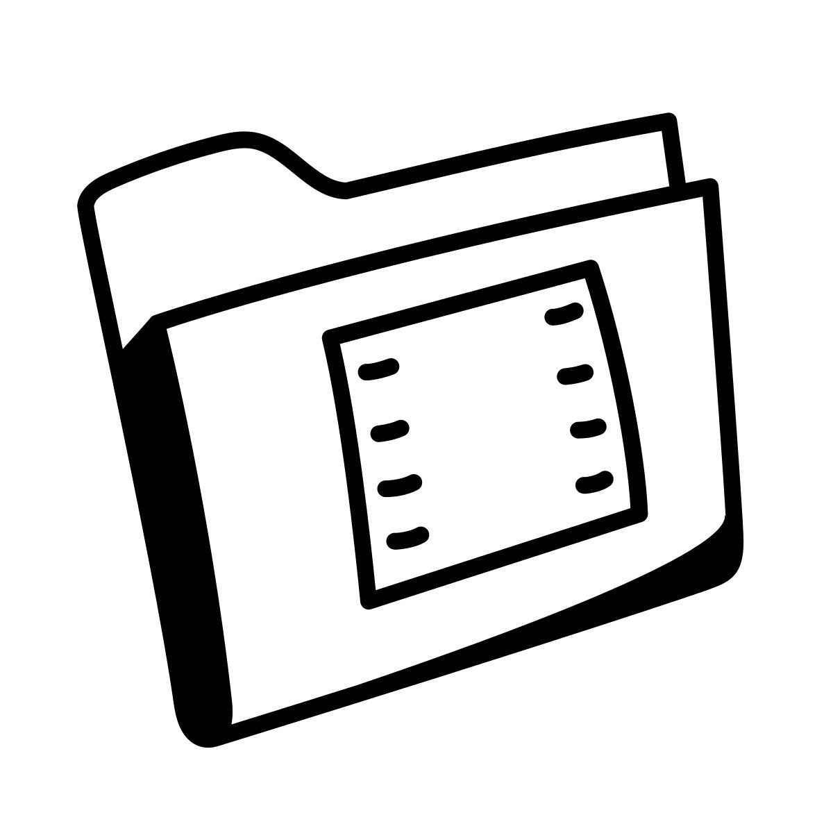 comic style ordner "filme" icon