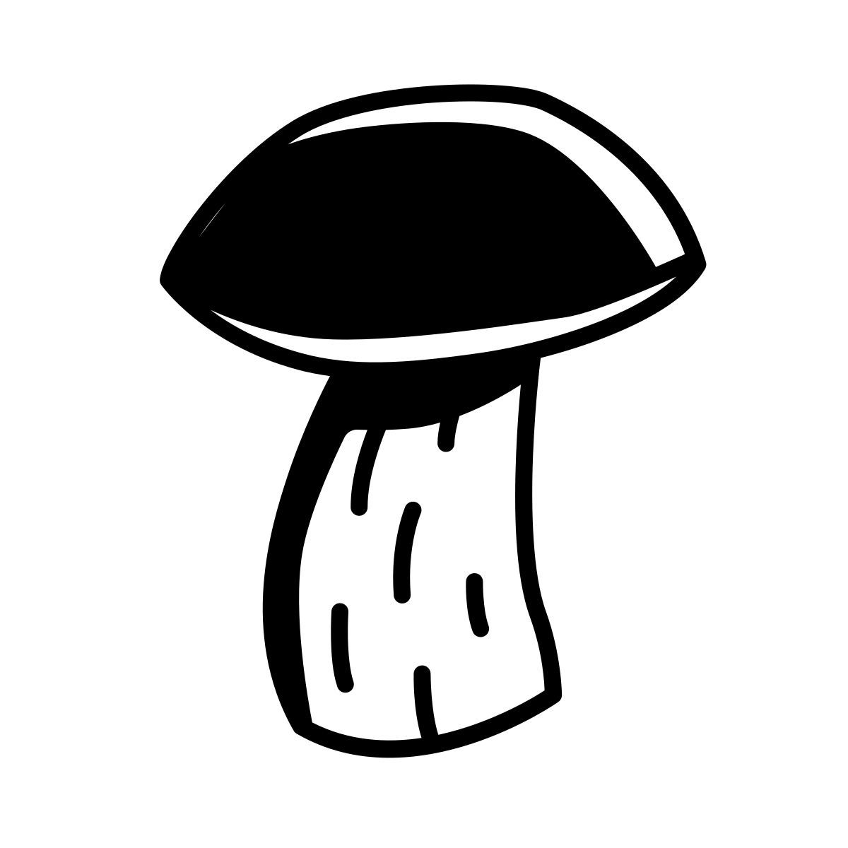 comic style cogumelo icon