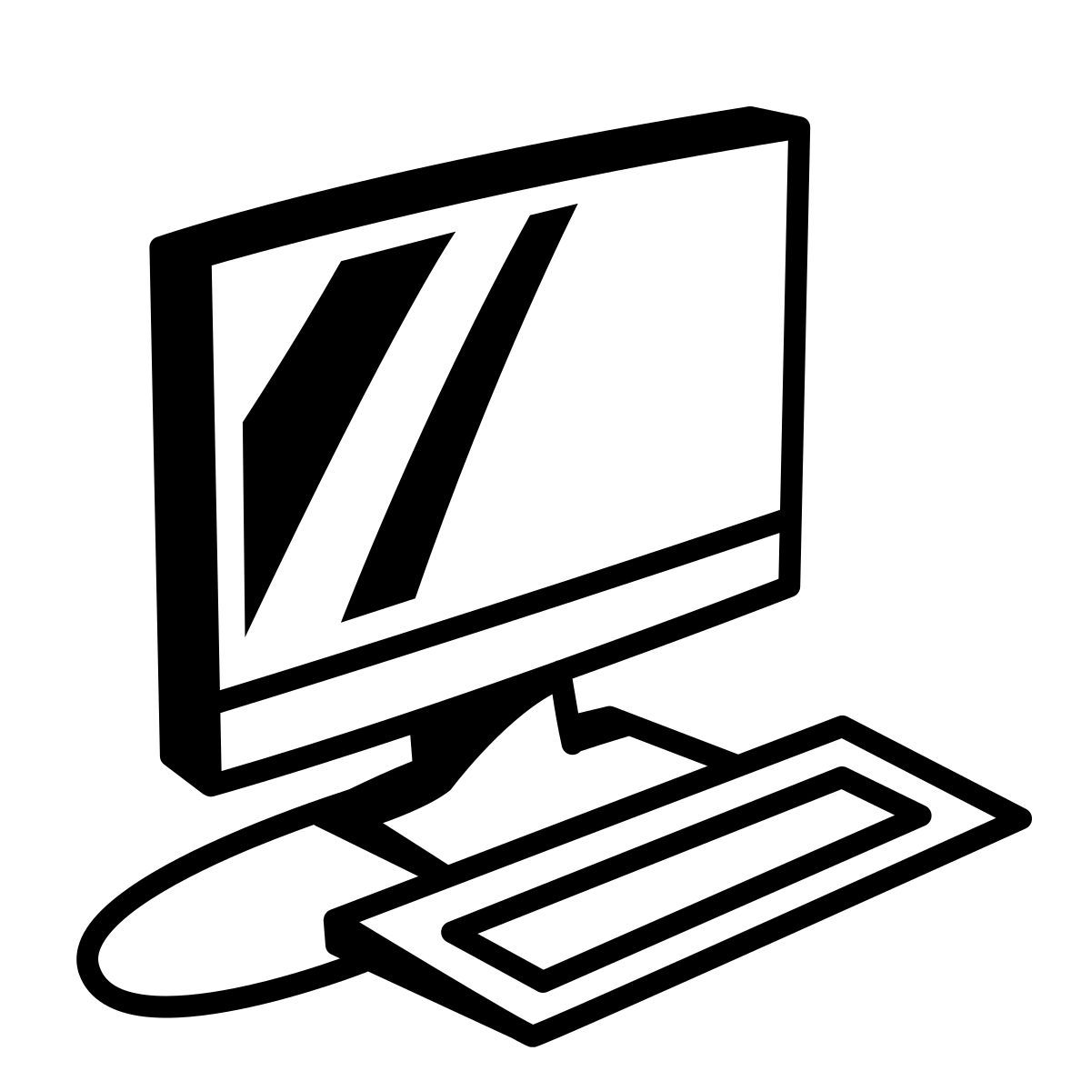comic style questo pc icon