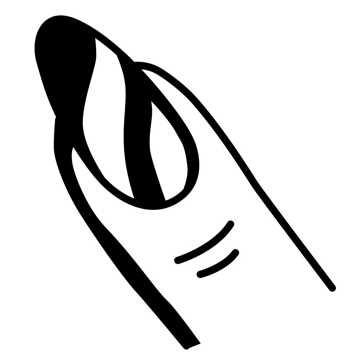 comic style uñas icon