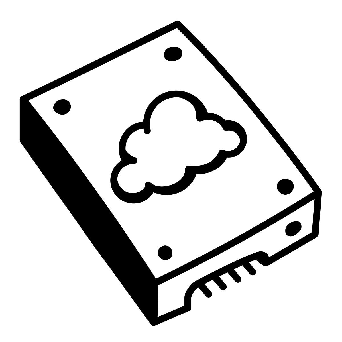 comic style 网络驱动器 icon