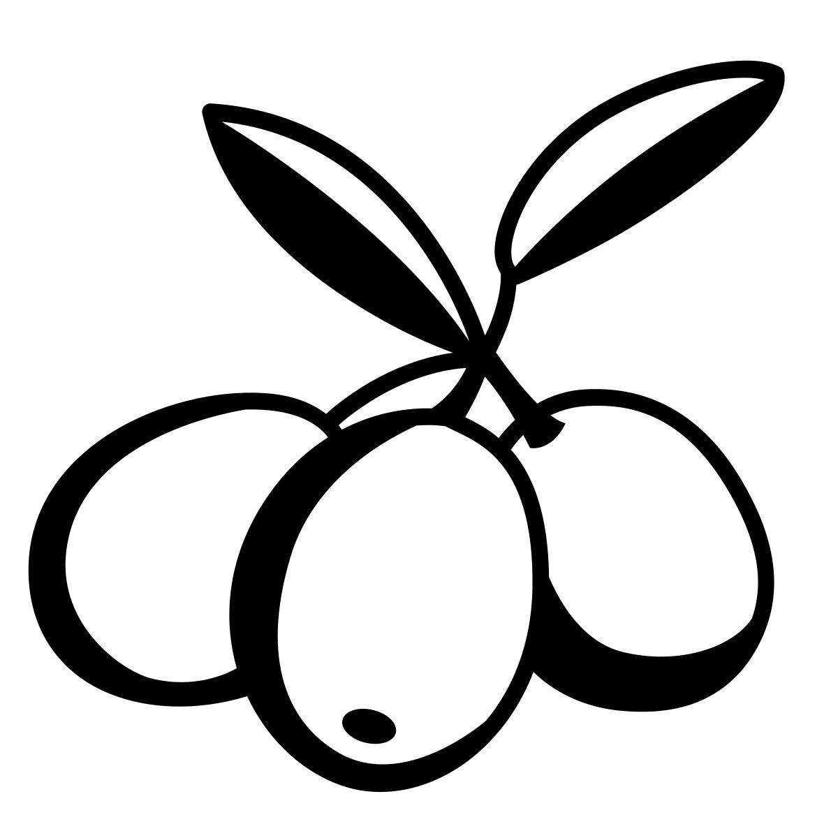comic style olive icon