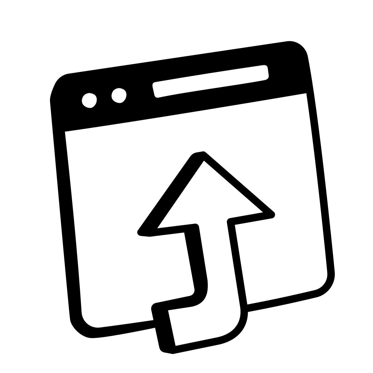comic style öffnen im browser icon