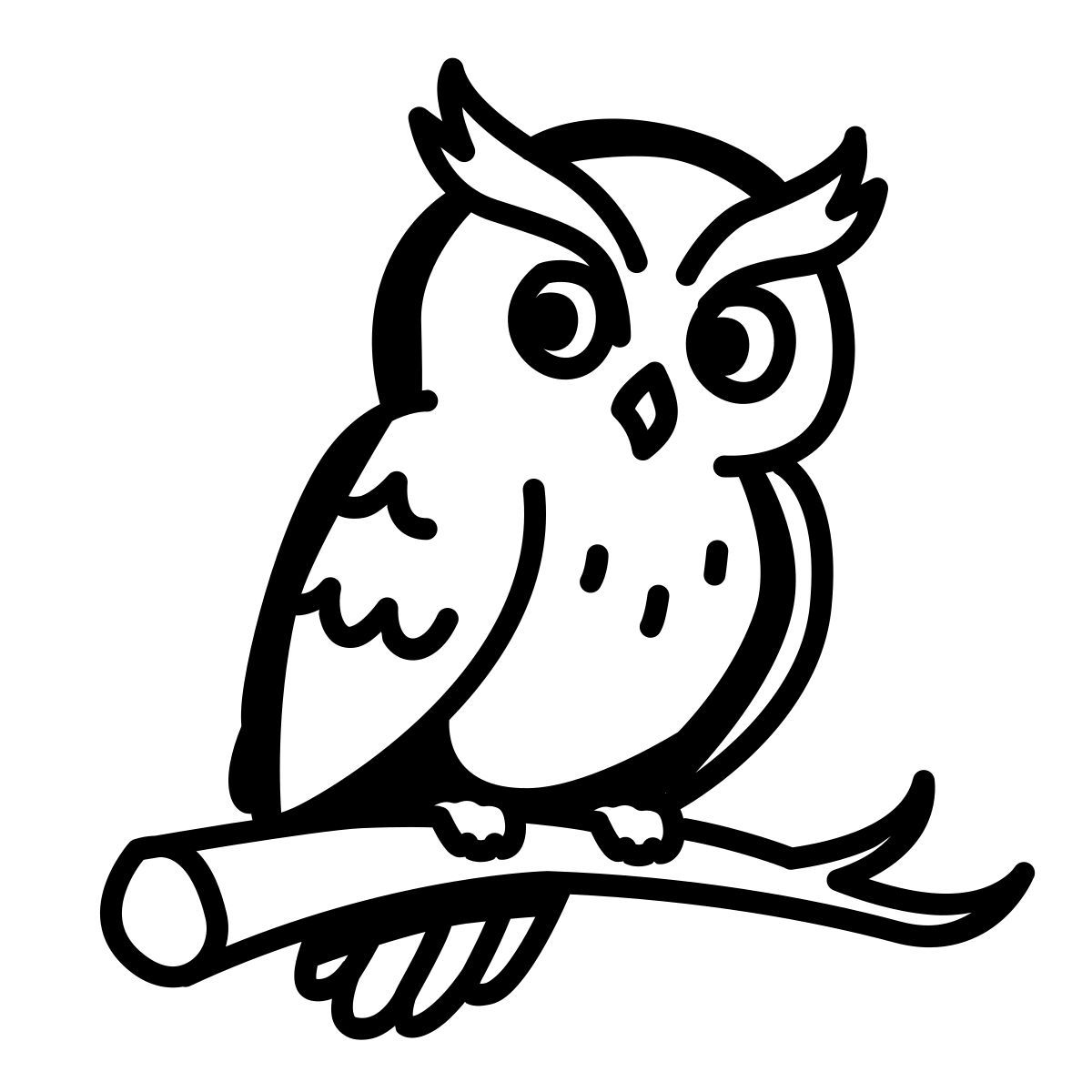 comic style eule icon