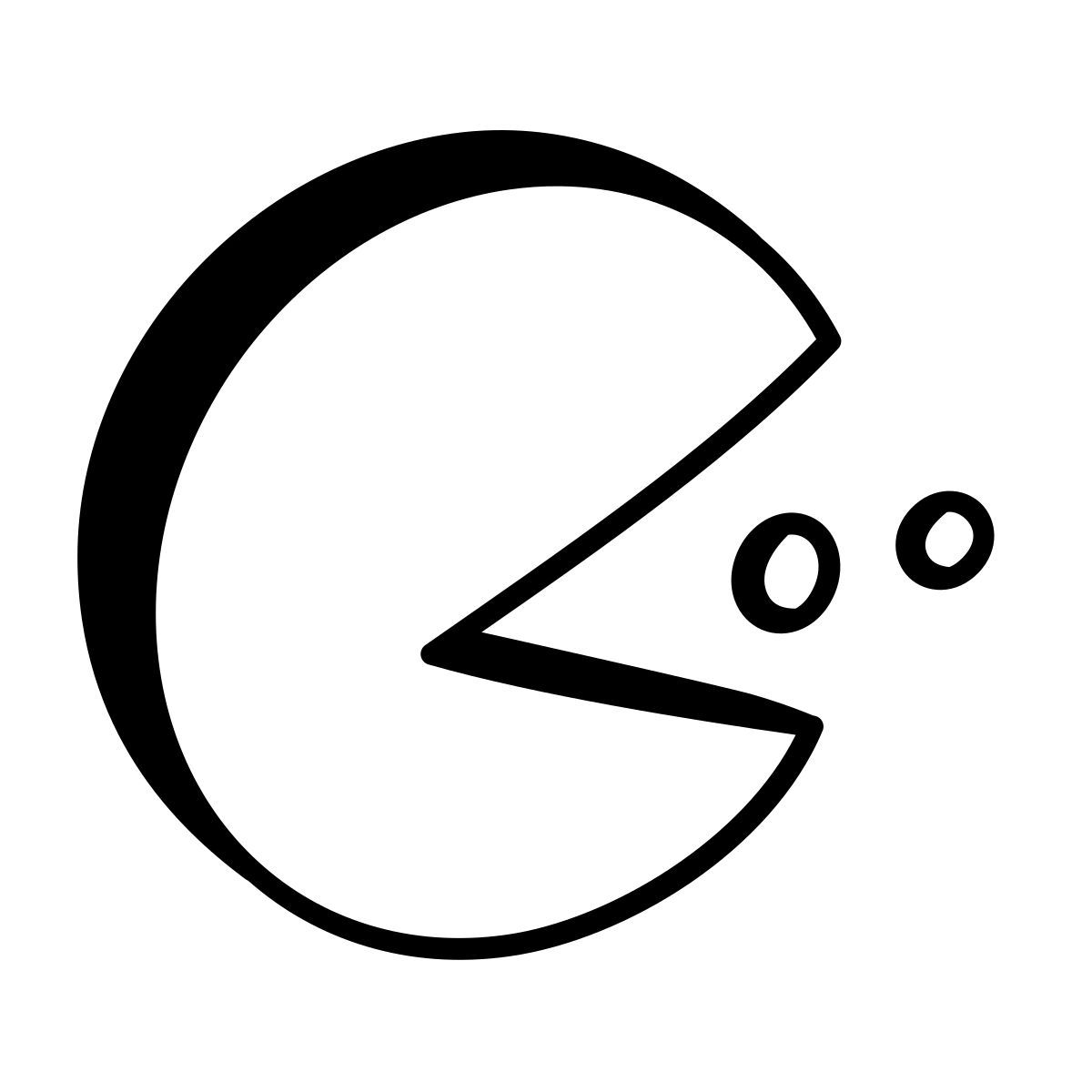comic style pacman icon