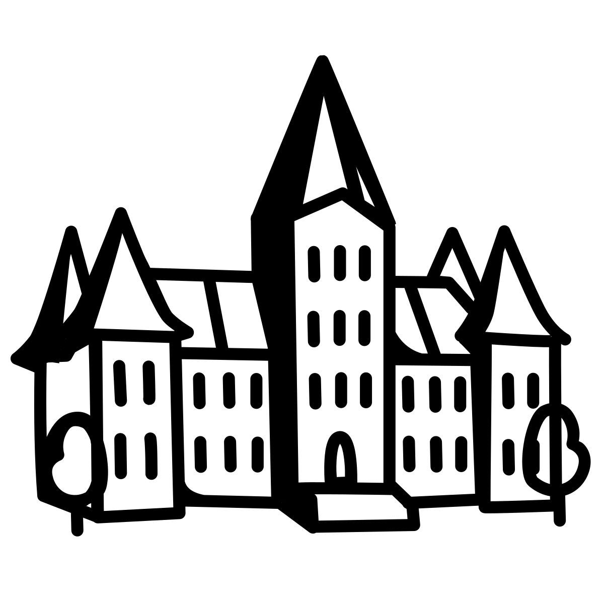 comic style 宫殿 icon
