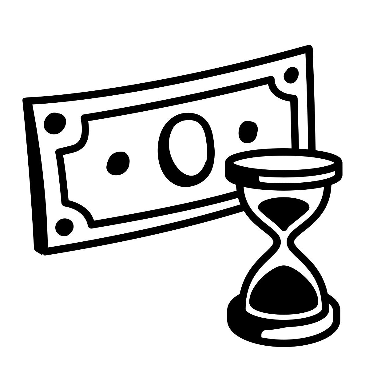 comic style payment history icon