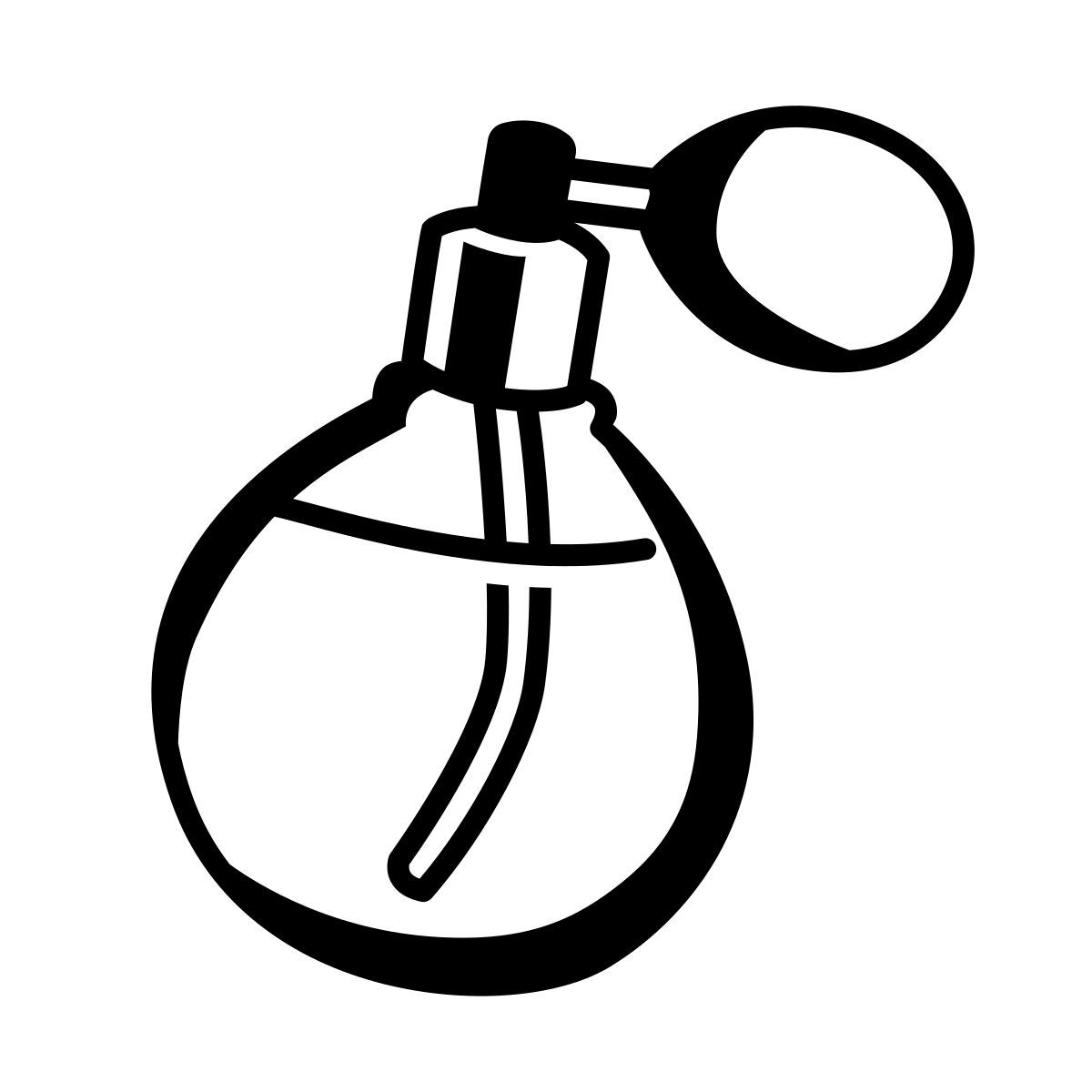 comic style 香水 icon