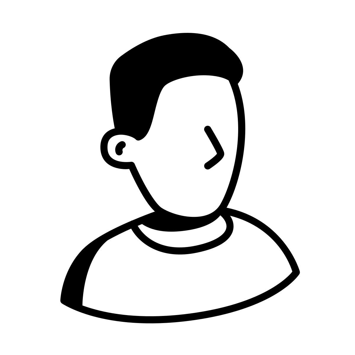 comic style человек icon
