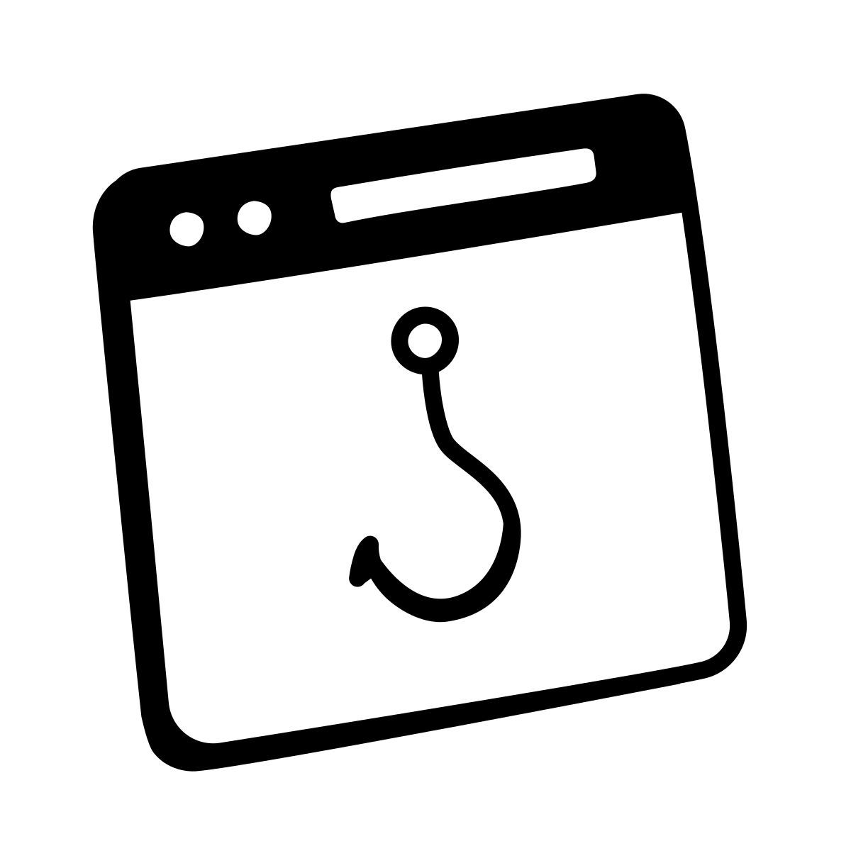 comic style フィッシング icon