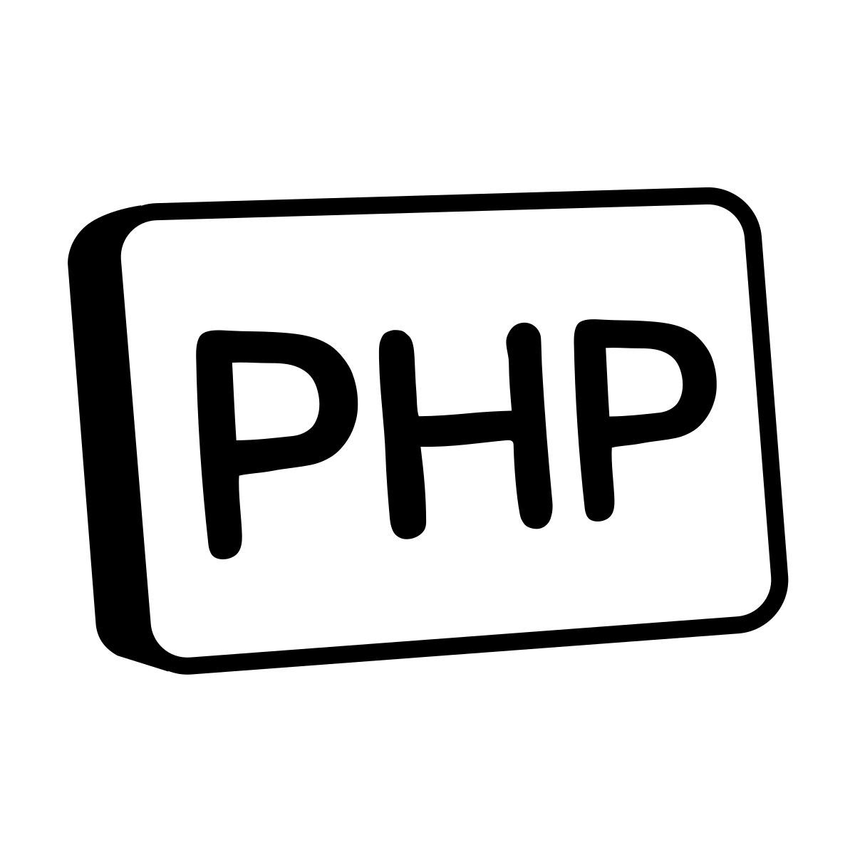 comic style php icon