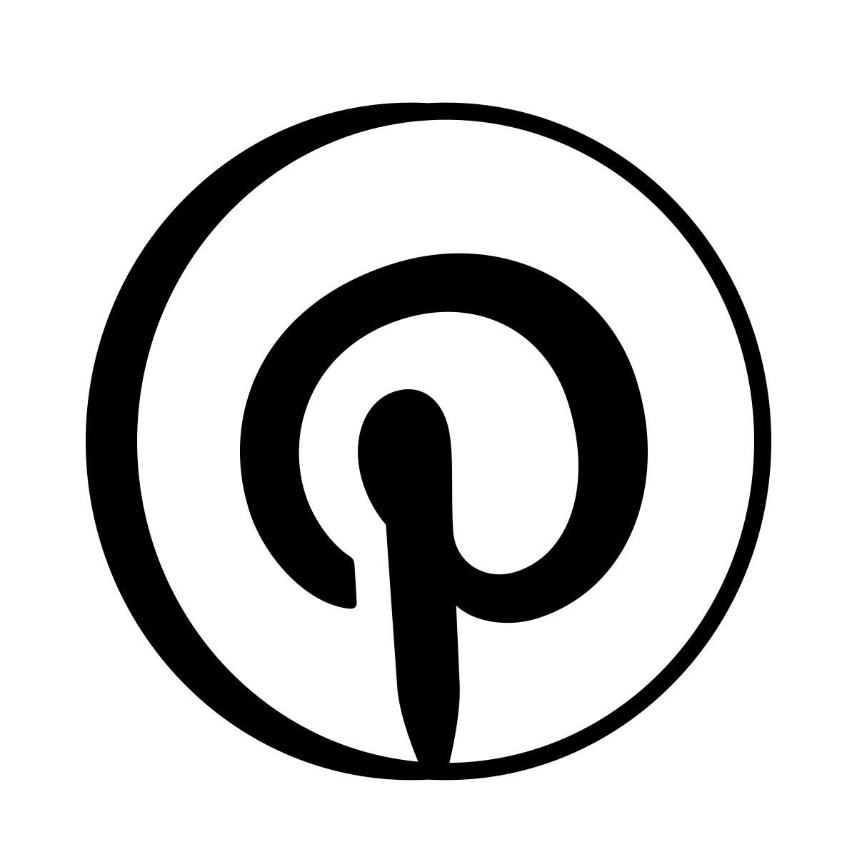comic style pinterest icon