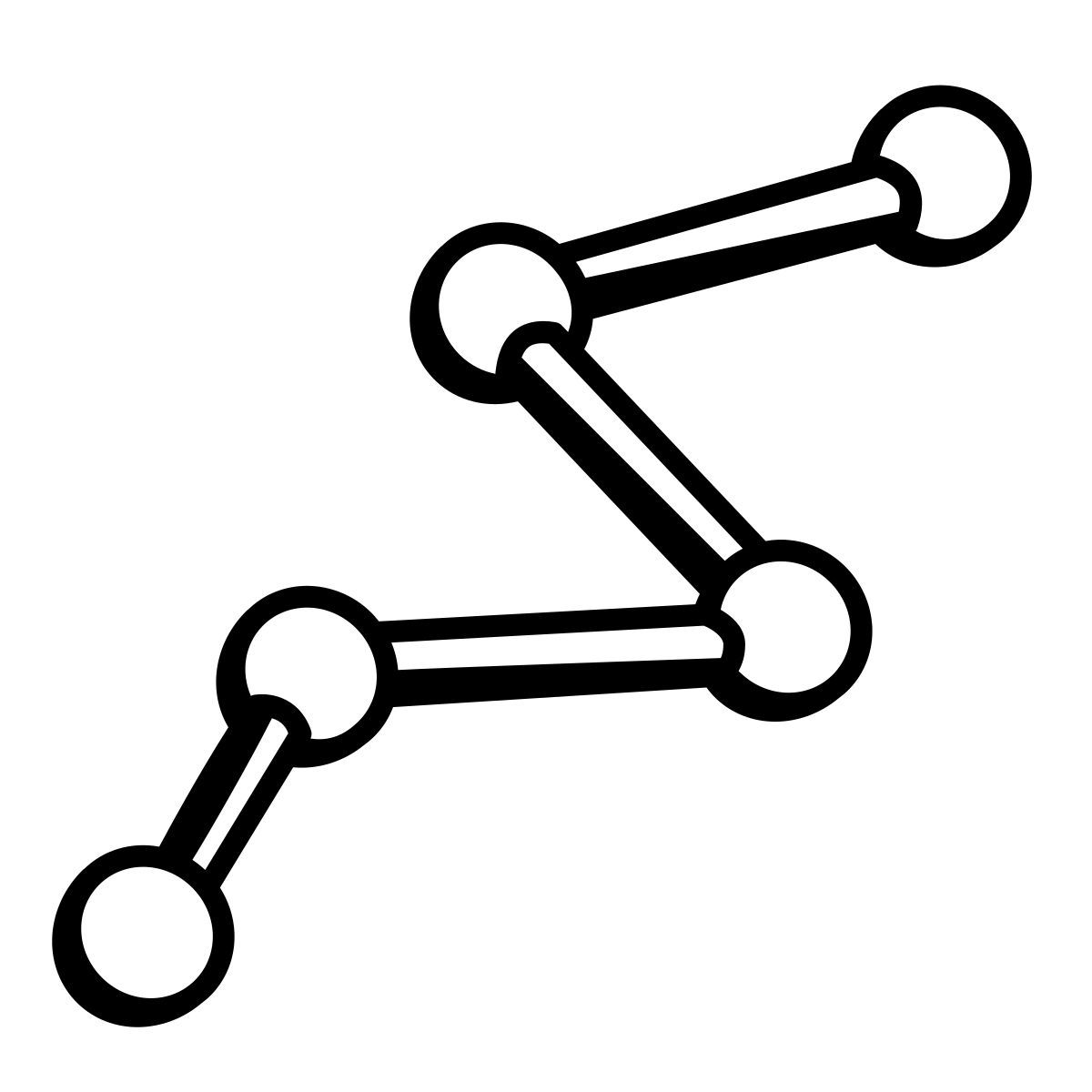 comic style linienzug icon