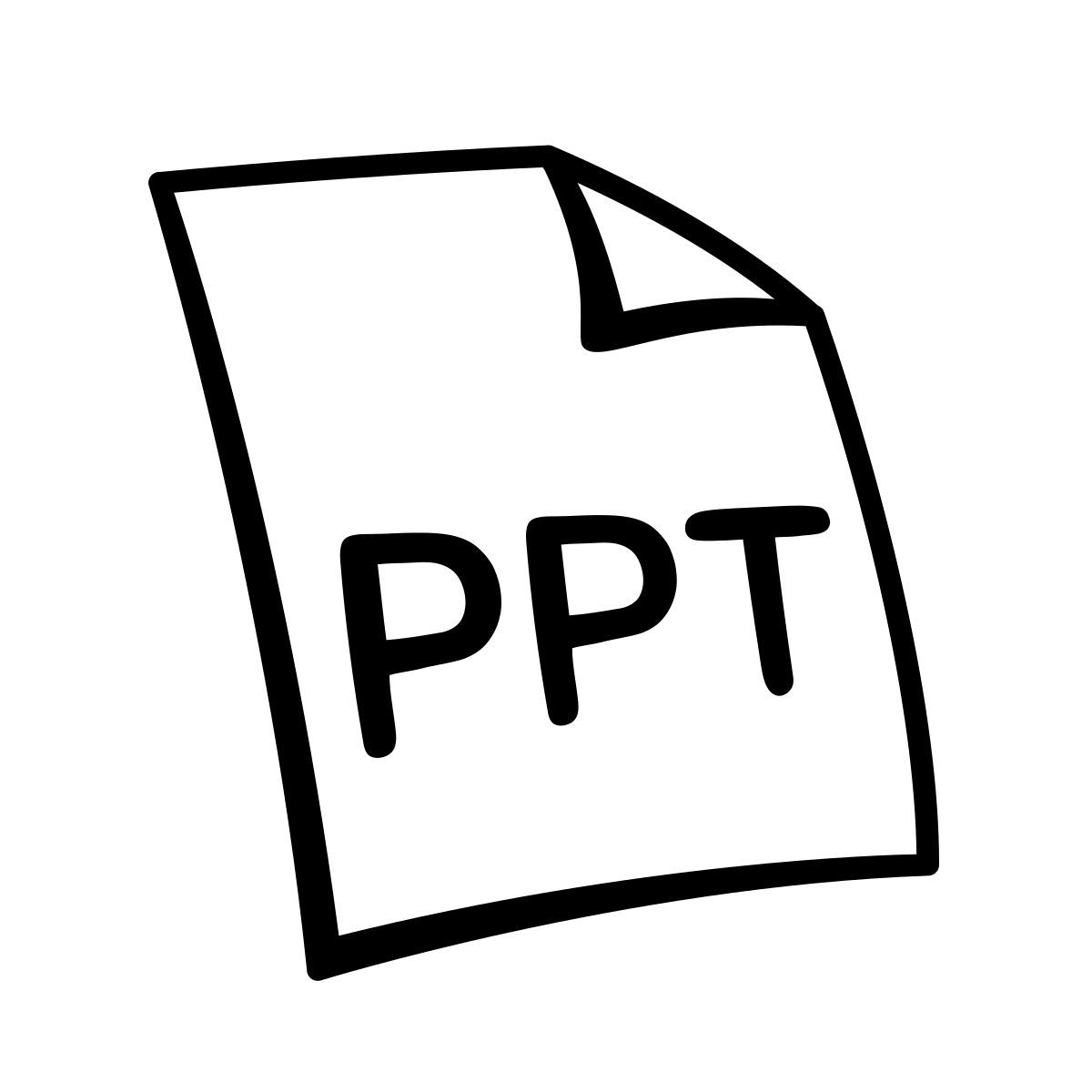 comic style ppt icon