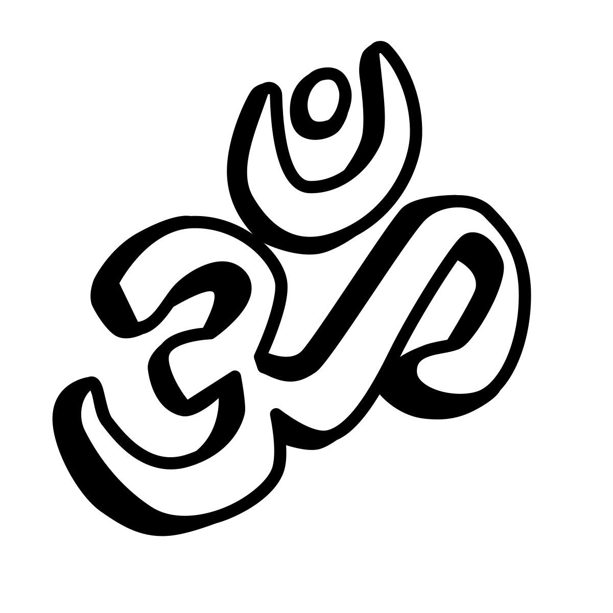 comic style pranava icon