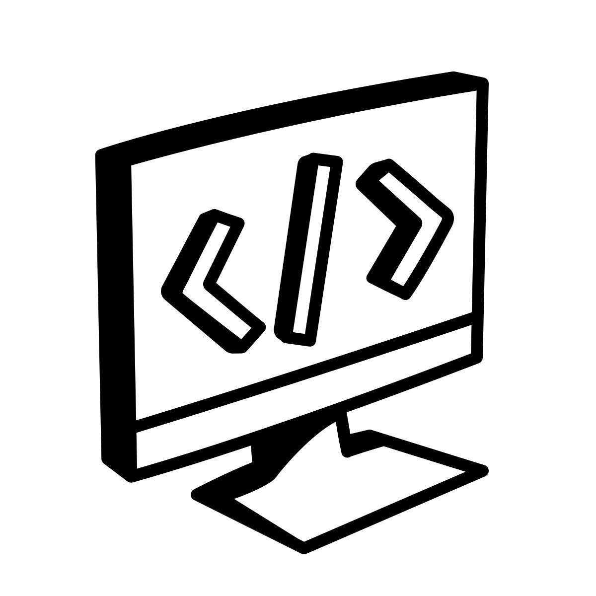 comic style programmierung icon