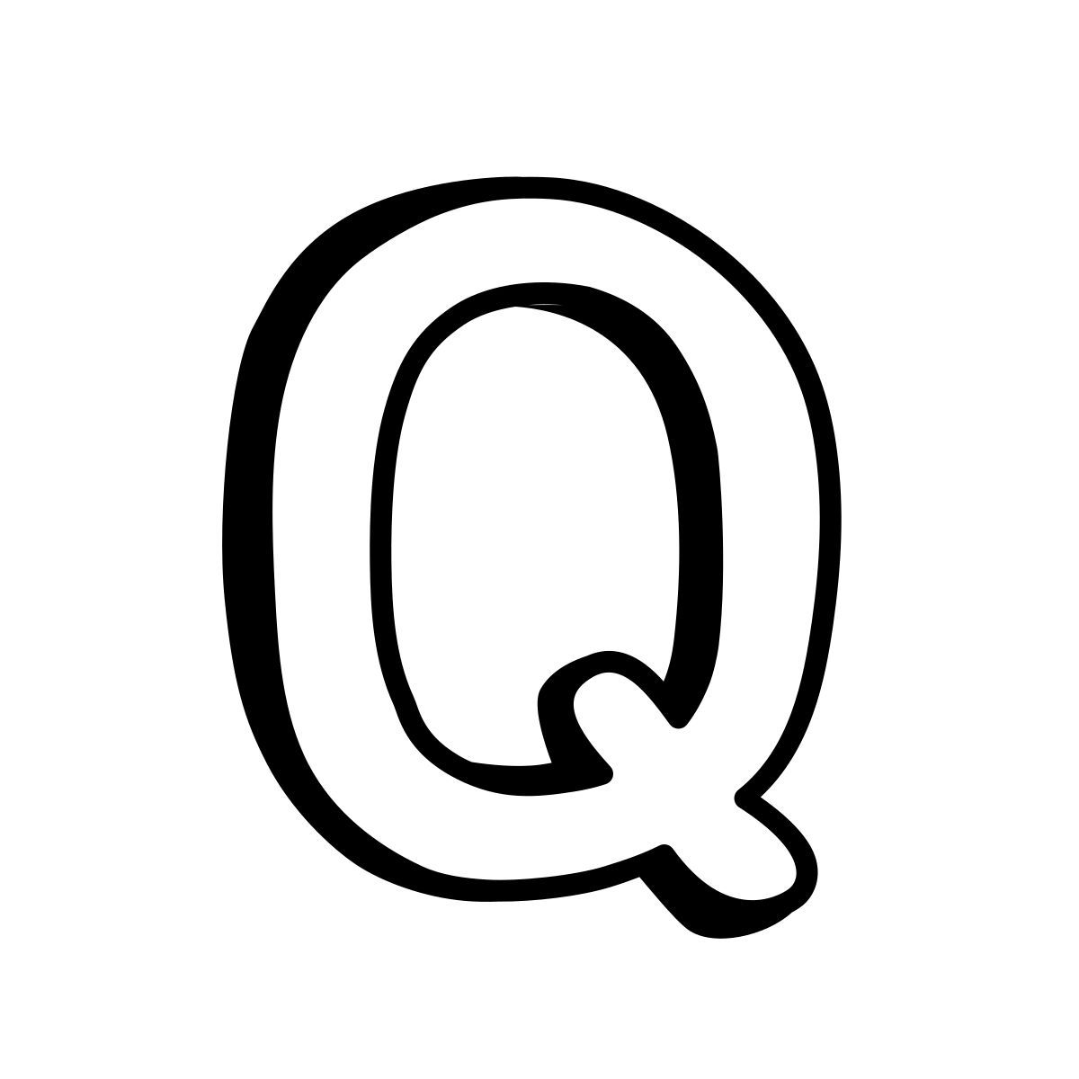 comic style q icon