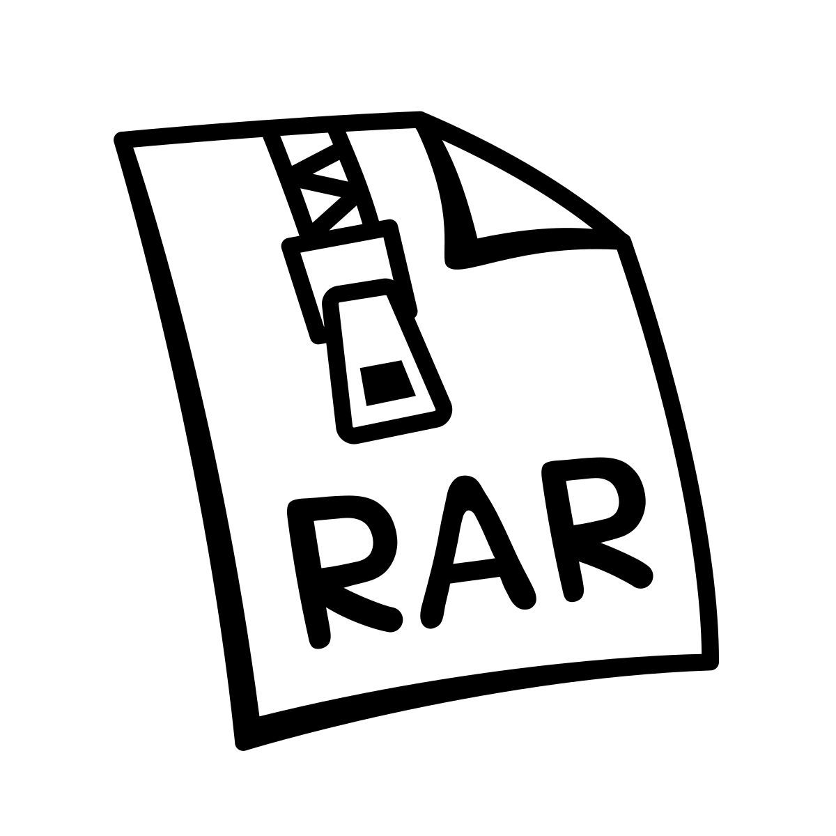 comic style rar icon