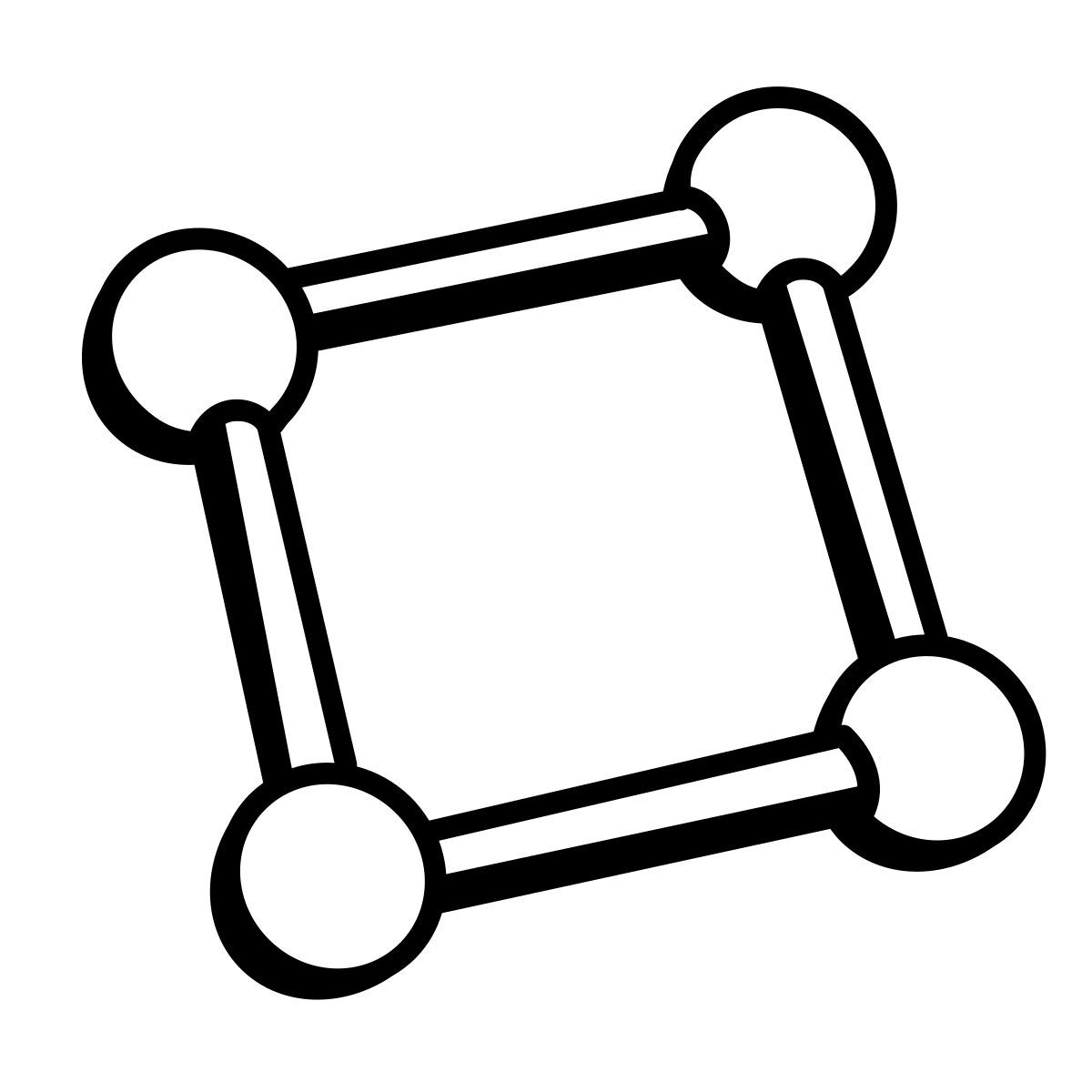 comic style rectangular icon