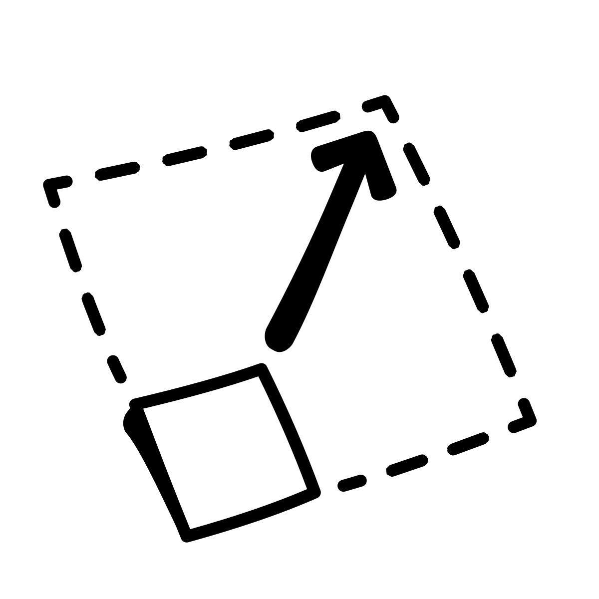 comic style resize icon