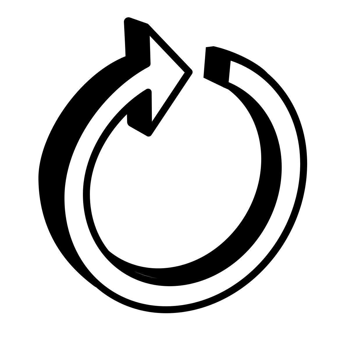 comic style restart icon