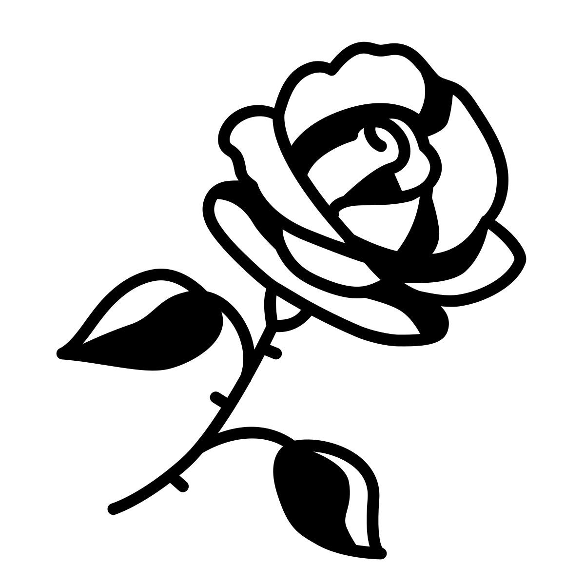 comic style rosa icon