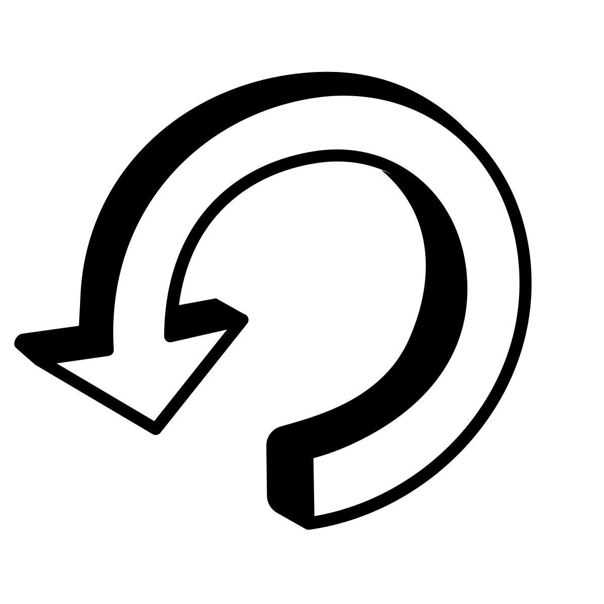comic style girar icon
