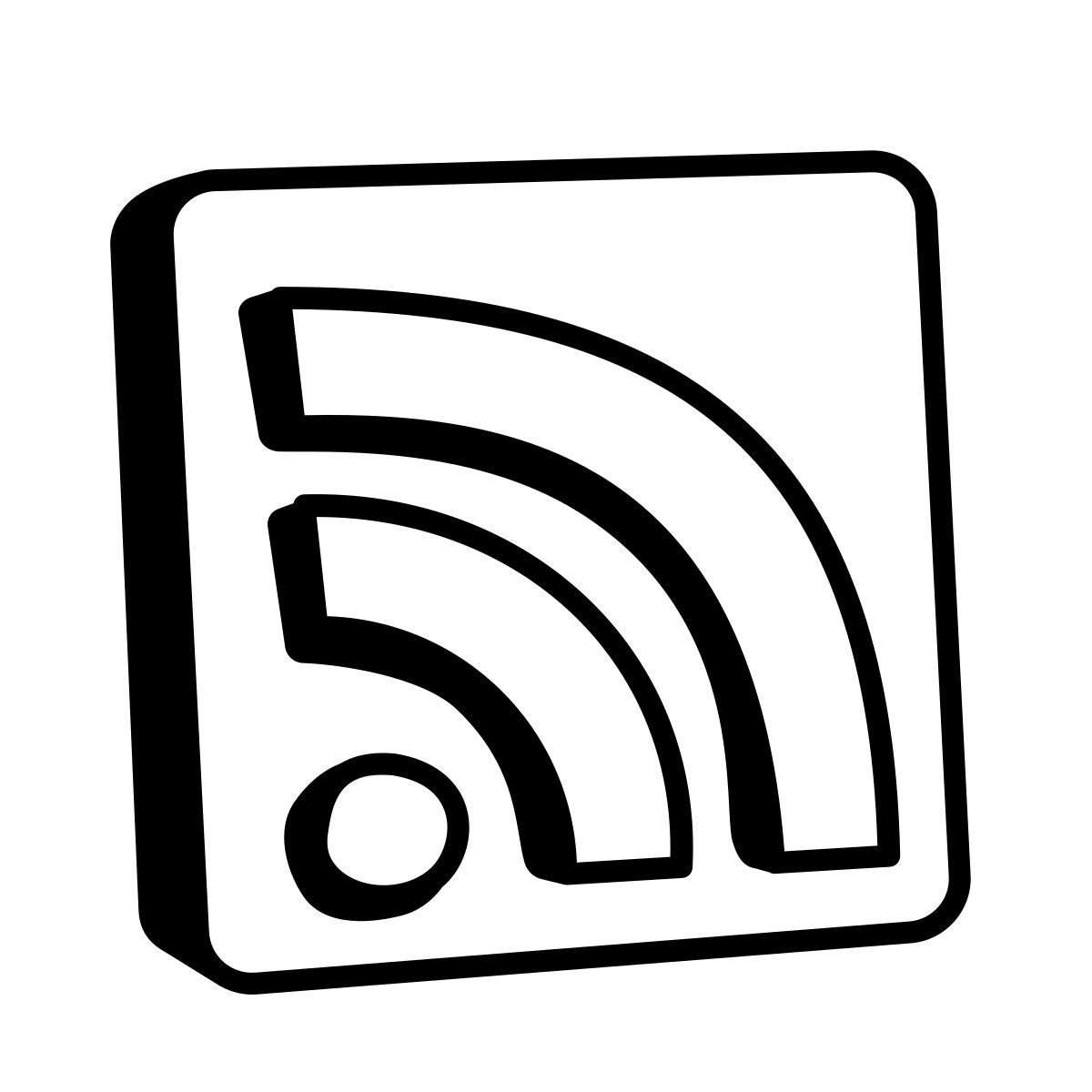 comic style rss icon