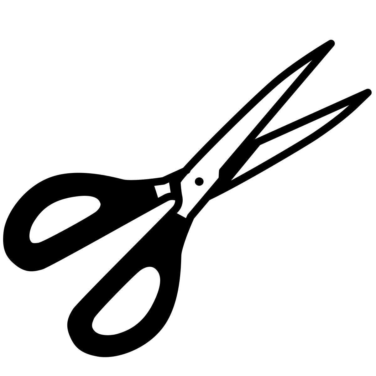 comic style tijeras icon