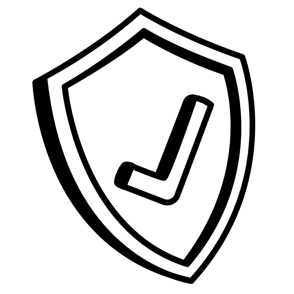 comic style protect icon