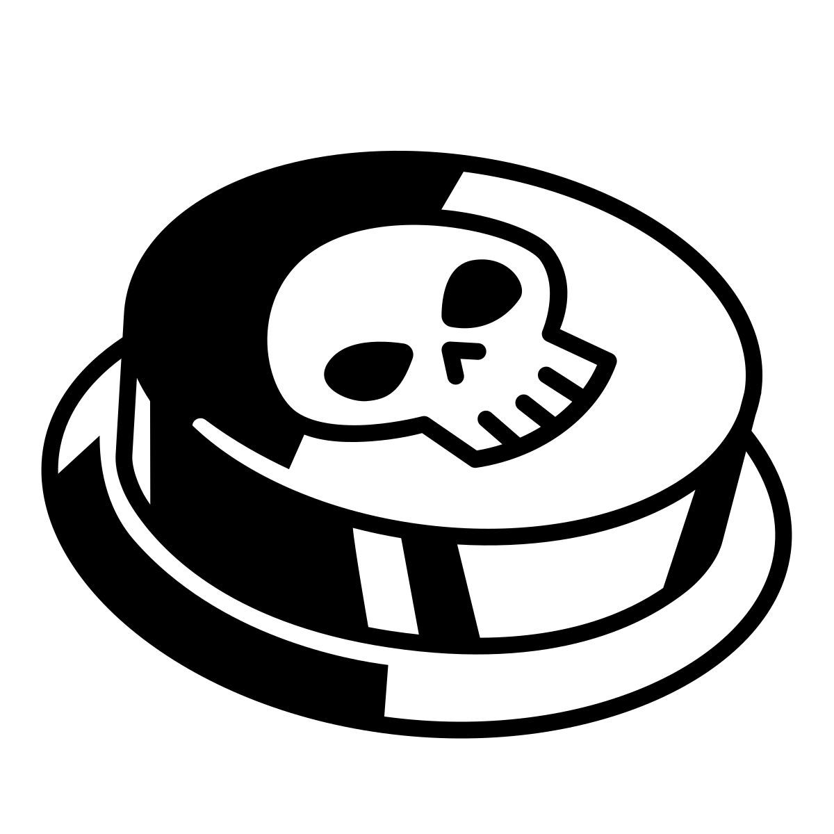comic style кнопка самоуничтожения icon