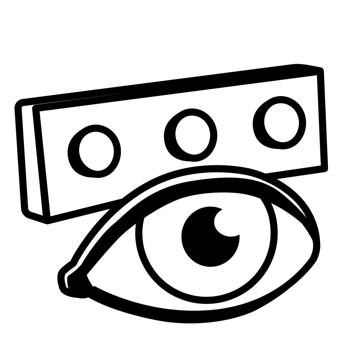 comic style mostra password icon