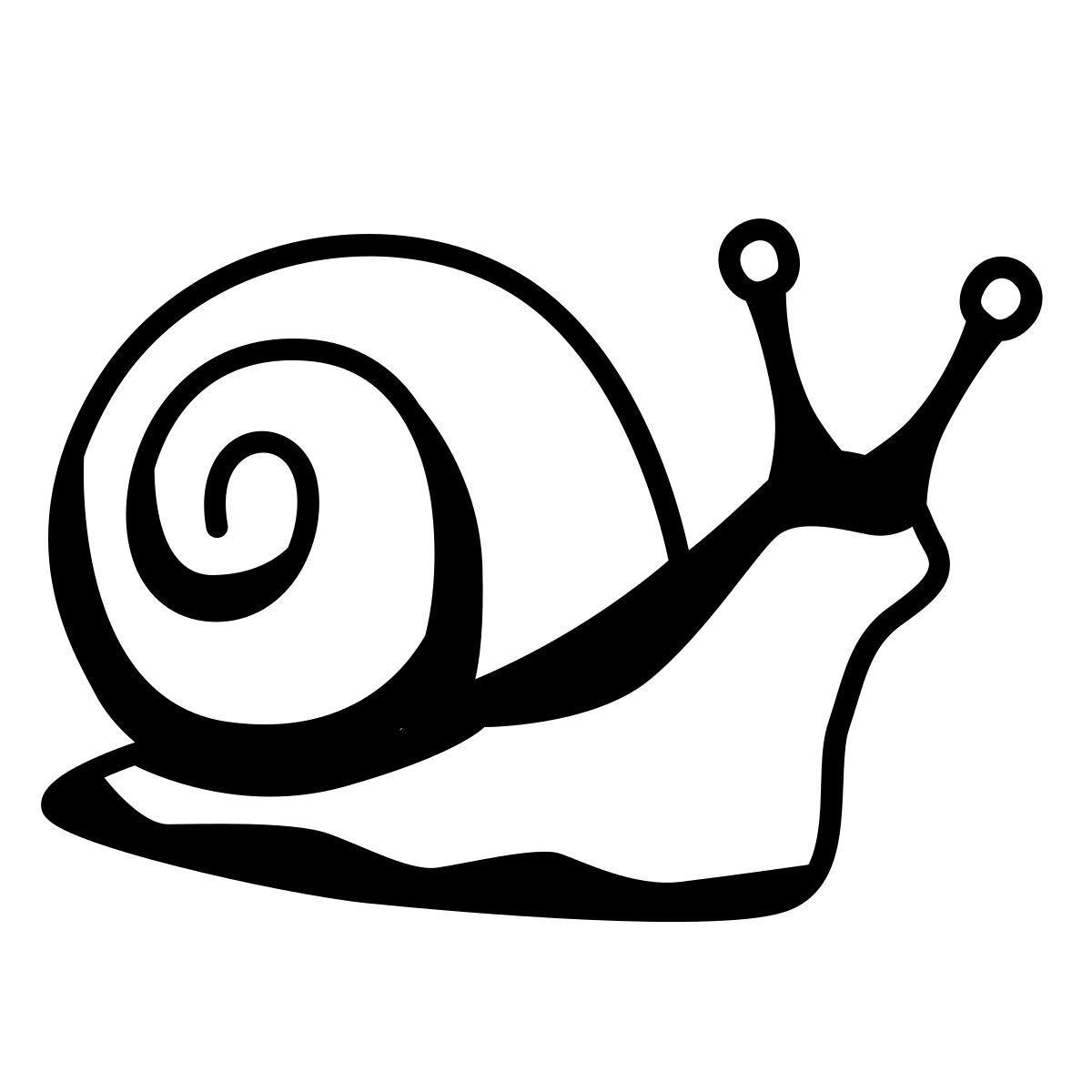comic style escargot icon