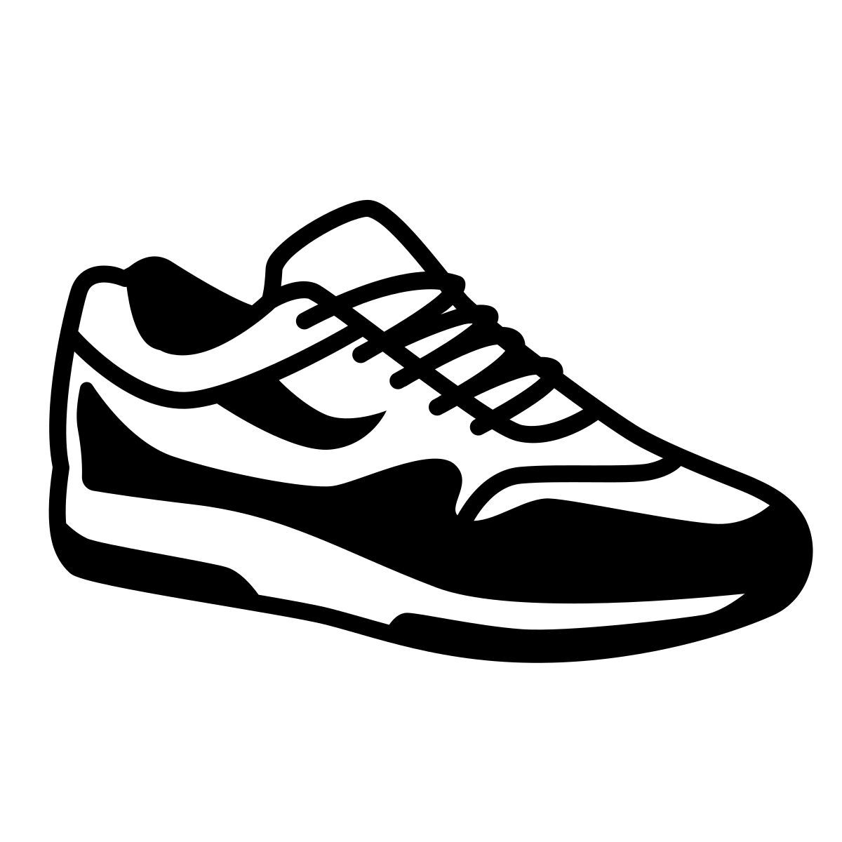 comic style turnschuhe icon