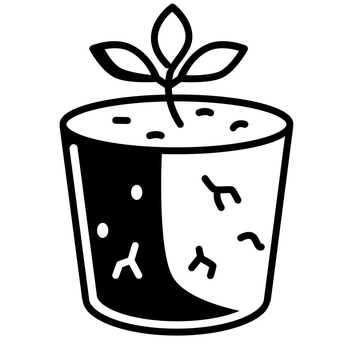 comic style почва icon