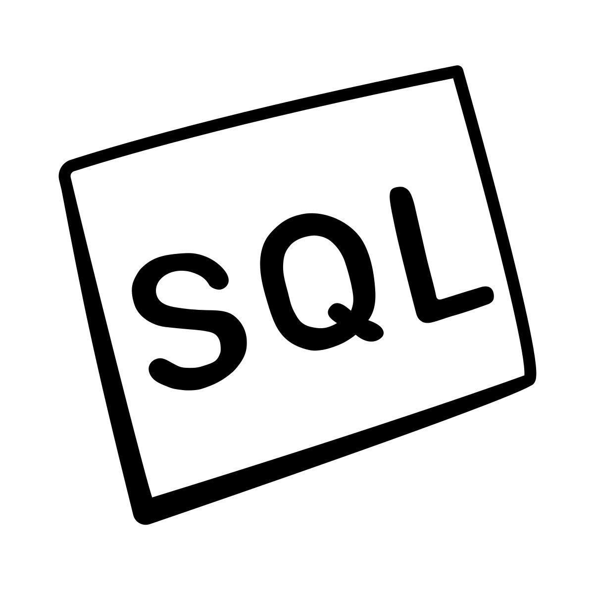 comic style sql icon