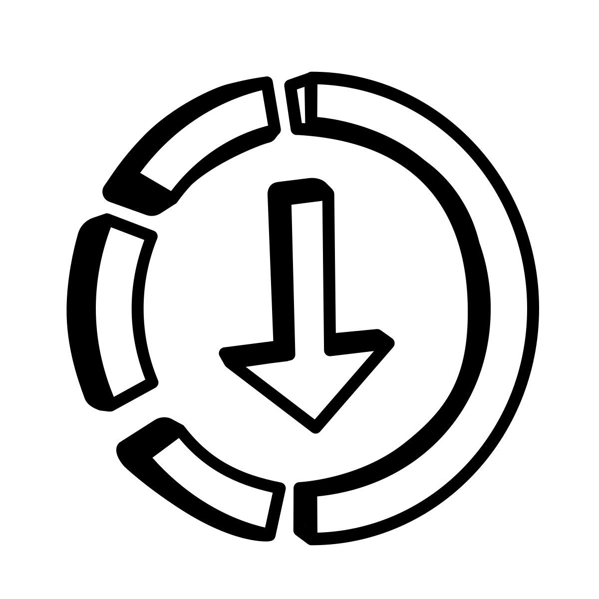 comic style 提交进度 icon