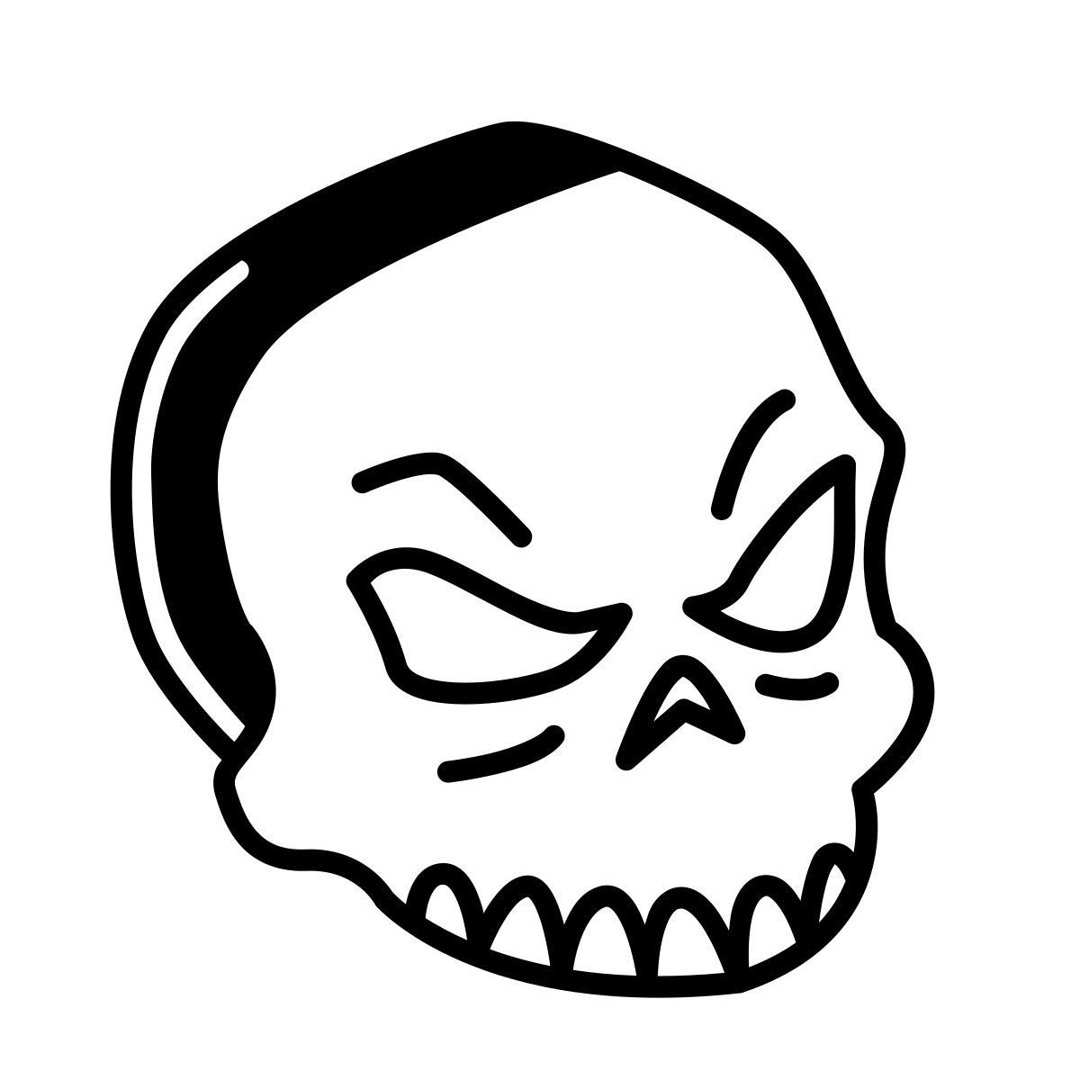 comic style suspense icon