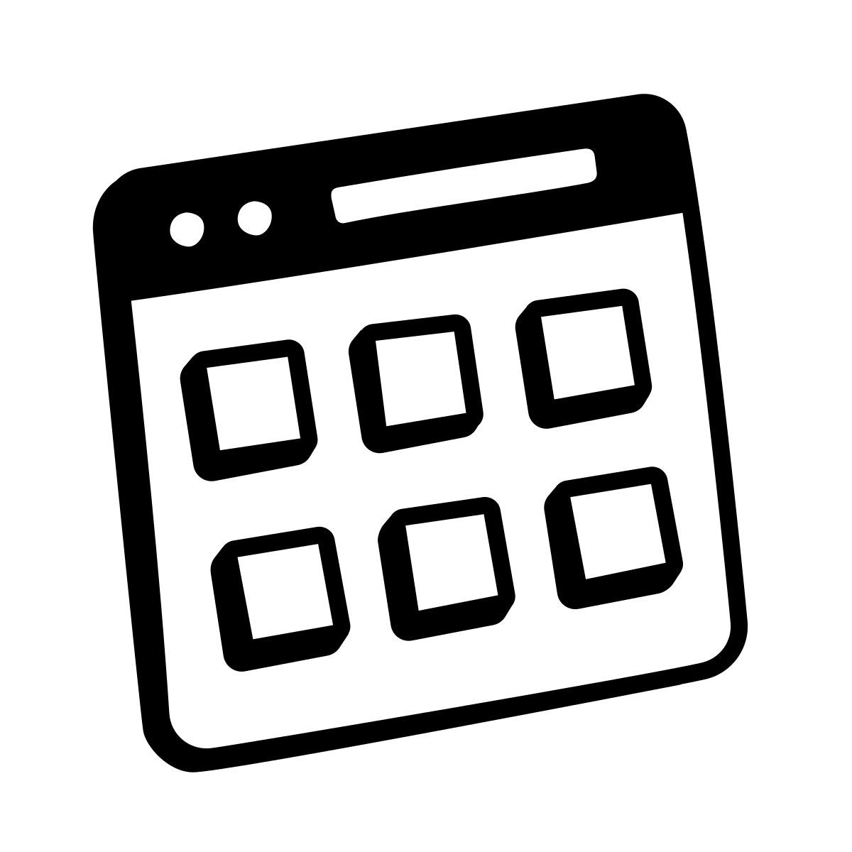 comic style thumbnails icon