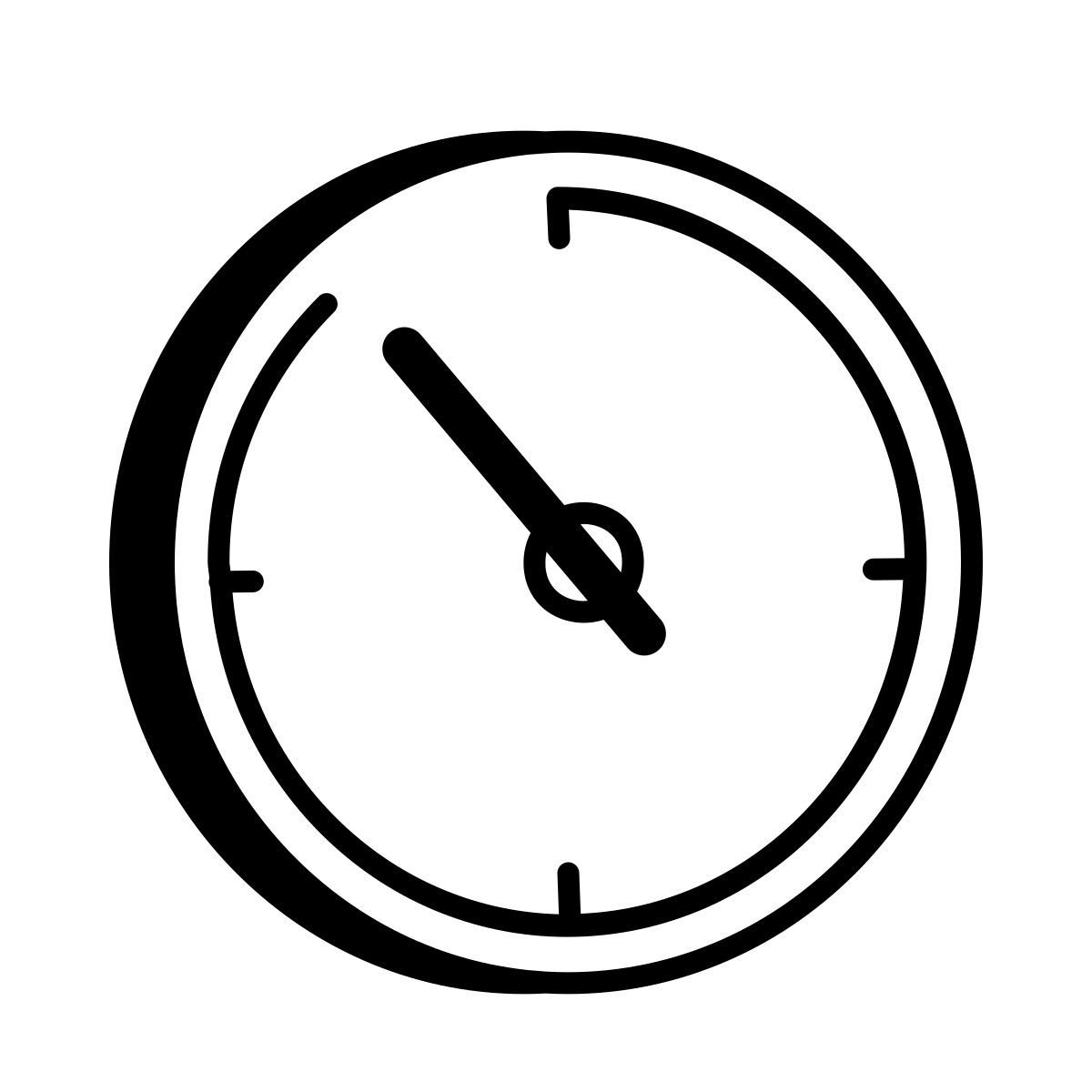 comic style timer icon