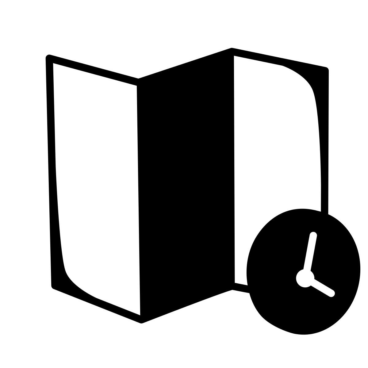 comic style zeitzone icon