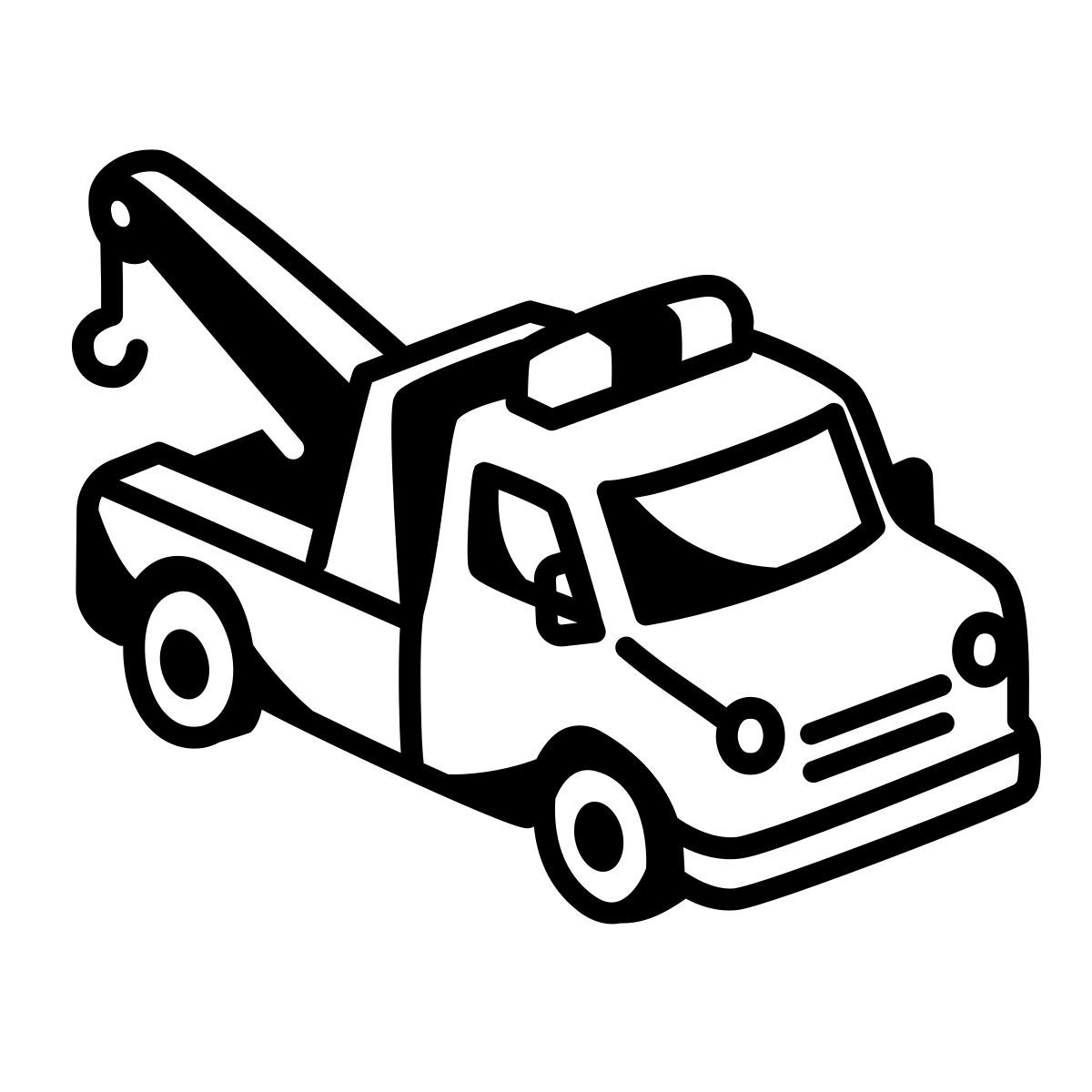 comic style 拖车 icon