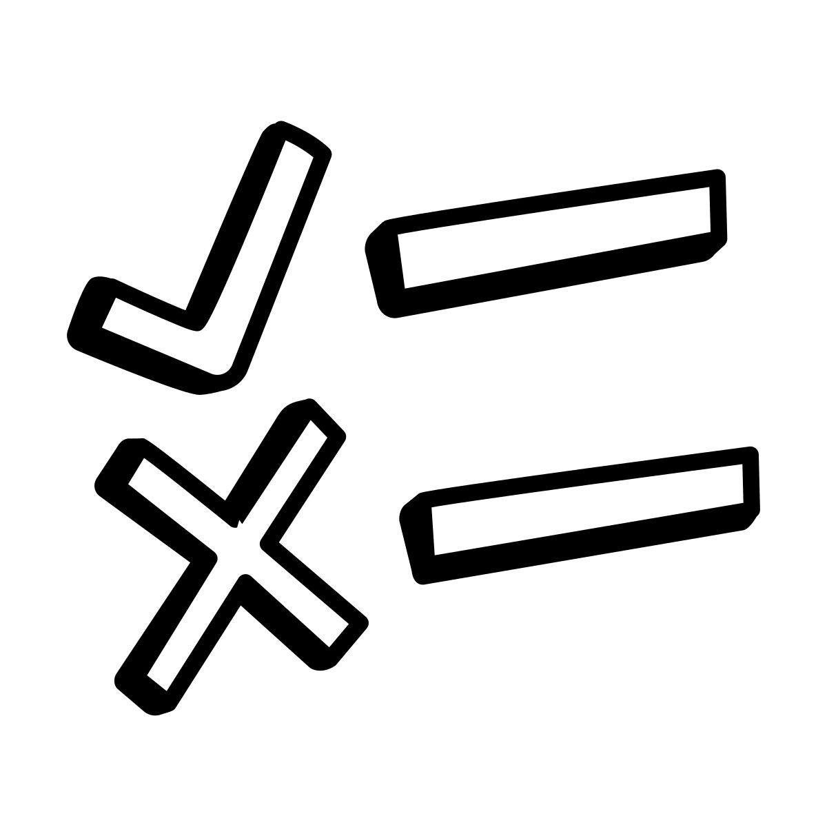 comic style true false icon