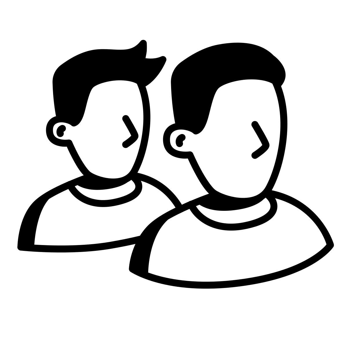 comic style группа пользователей, мужчины icon